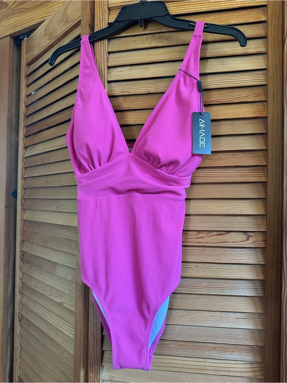 Women's One-Piece Swimsuit in Hot Pink